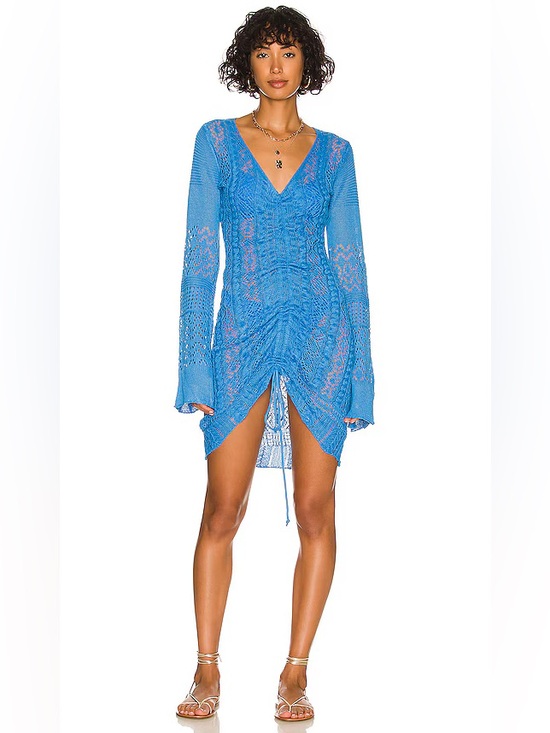 SNDYS. Dresses & Skirts - SNDYS Fate mini dress Blue Sz S
